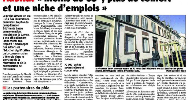 Moins de CO², plus de confort et une niche d'emplois