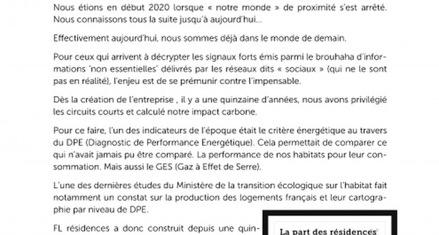Newsletter 25 - FL Résidences et le DPE