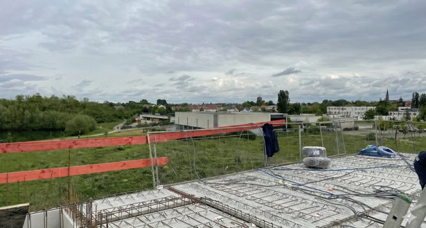 Domaine des Grands Lacs - Le Supérieur - Coulage dernière dalle