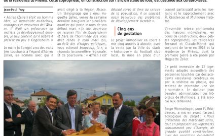 Photo du chantier - Ecoquartier Adrien Zeller