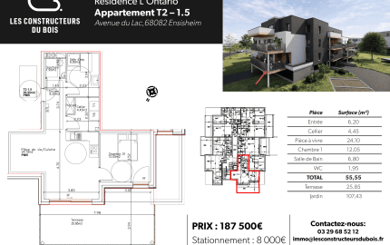 Plan du logement et surfaces